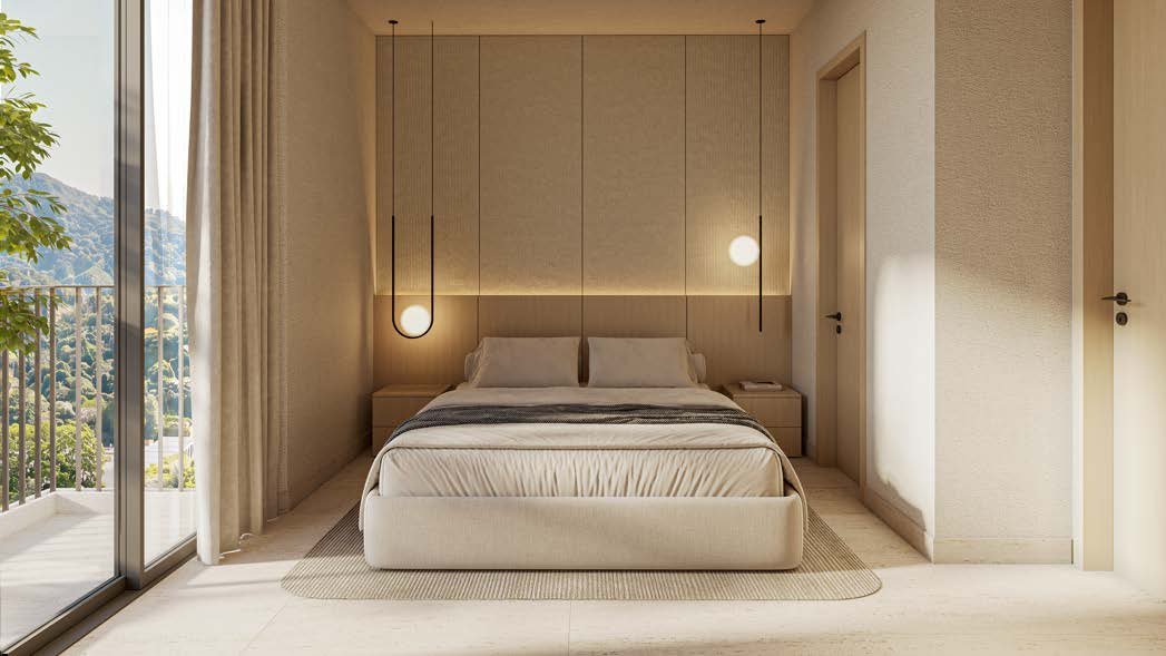 Recámara principal — apartamento SENZA