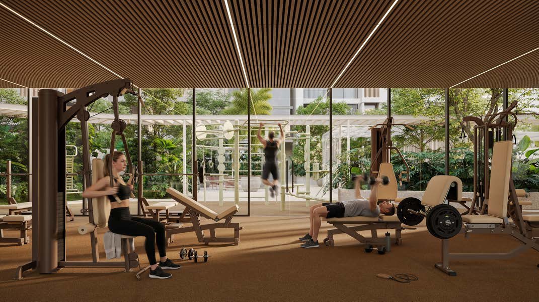 The Core Gym — amenidad de SENZA