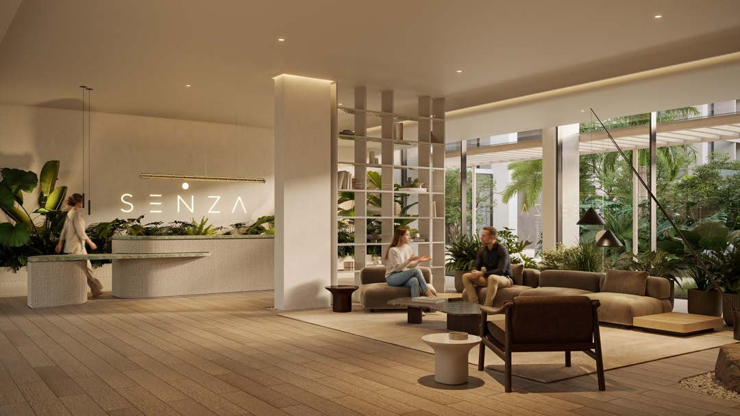Lobby — amenidad de SENZA